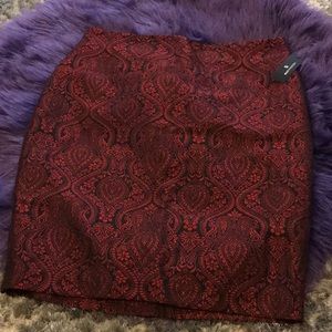 Brand new Worthington jacquard print skirt